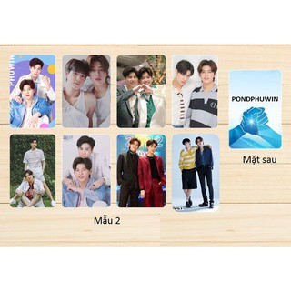Sét 8 card bo góc pondphuwin 2 mặt