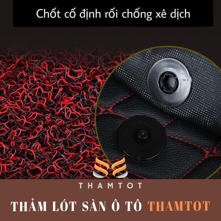 Thảm trải lót sàn ô tô 5D 6D Toyota Corolla Altis 2007-2013  da PU cao cấp, không mùi, giảm ồn, chống nước_Thamtot90