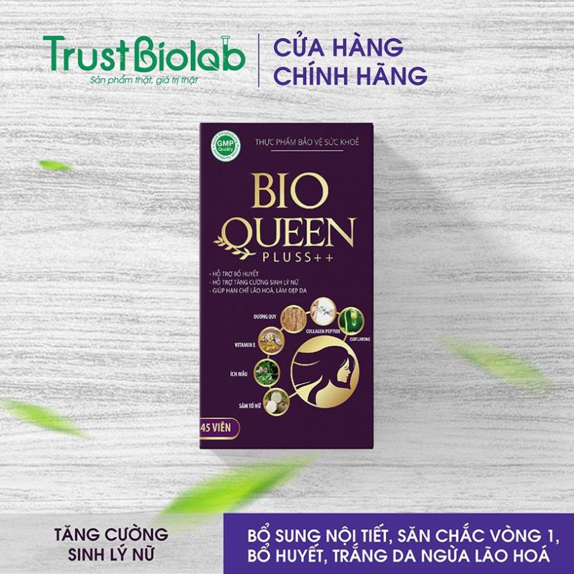 Tăng cường nội tiết tố nữ, hỗ trợ điều trị khô hạn, lão hóa,tăng kích thước vòng 1, BIOQUEEN PLUSS-WOOGROUP !