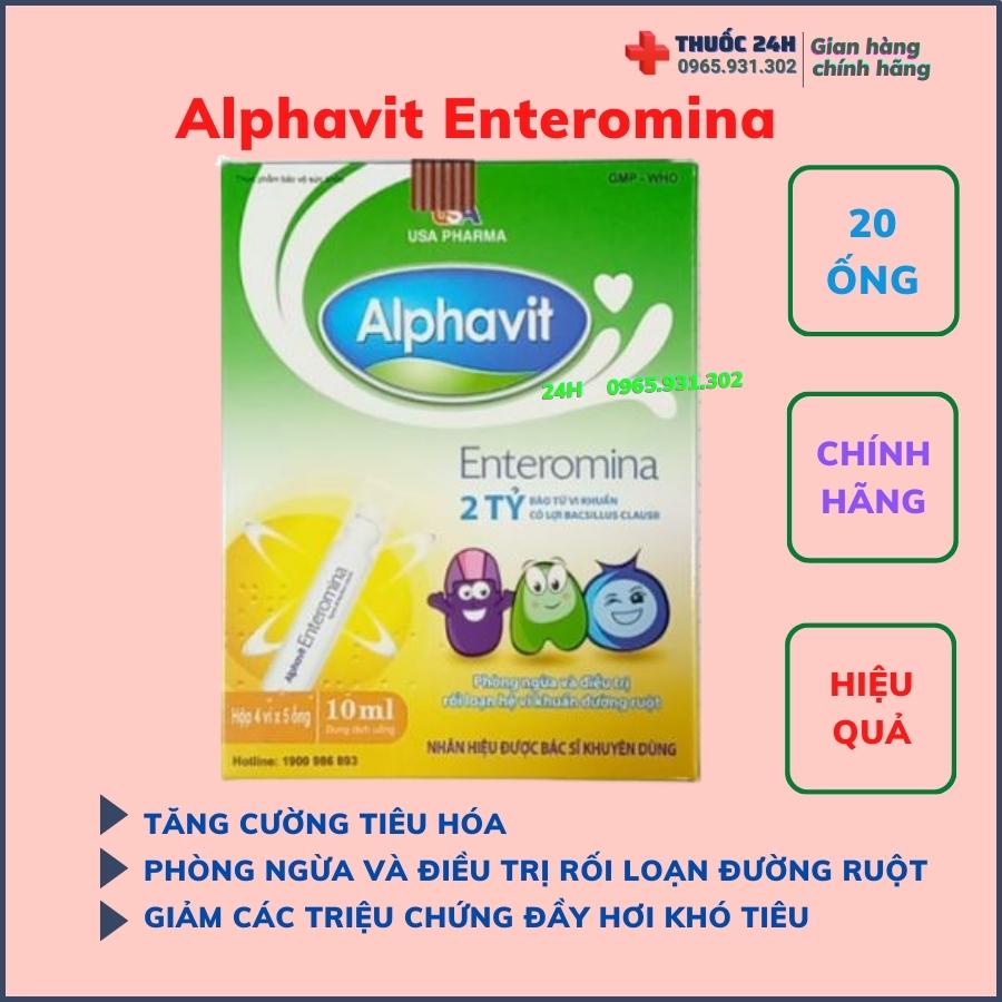 Alphavit Enteromina hộp 20 ống x 10ml Mediusa