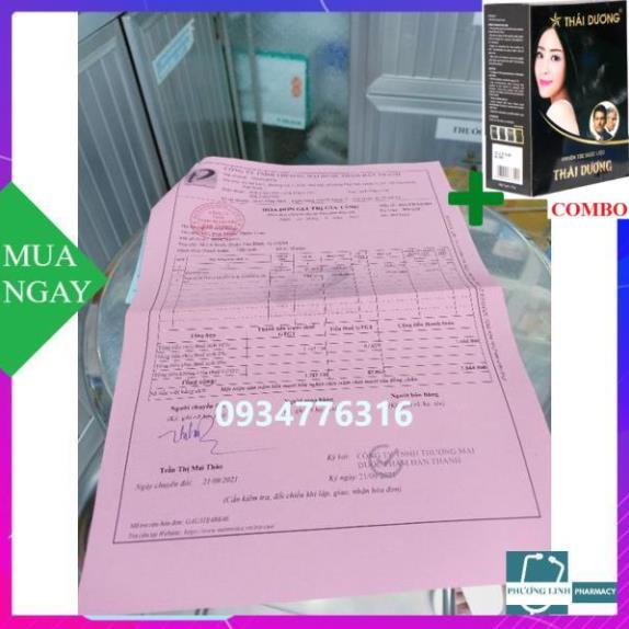 Combo Gội Là Đen Thái Dương+ Viên GOUT Tâm Bình ( Hộp 60 viên)