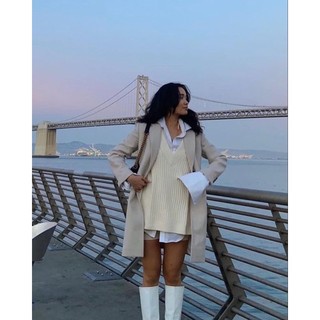 vest knit HM nude