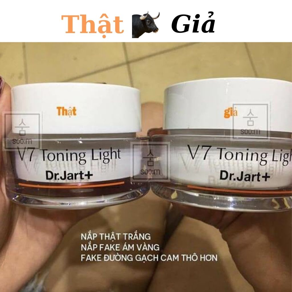 Kem Dưỡng Da Mặt Dưỡng Ẩm Dưỡng Trắng Ngày Đêm V7 Toning Light Dr.Jart +