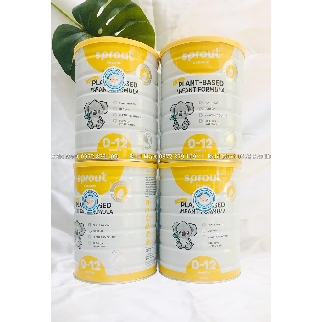 Sữa thực vật Sprout Úc ( Sữa thuần chay Organic dành cho bé di ứng )