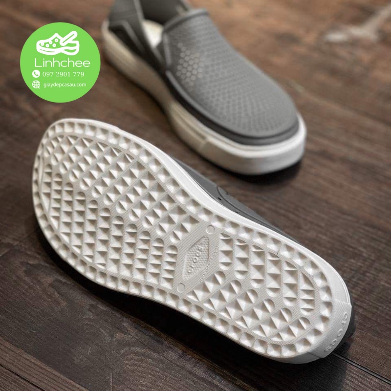 GIÀY NHỰA ĐI MƯA -CROSS-CITILANE-ROKA SLIP ON CHO NAM HÔNG HÔI CHÂN, ÊM NHẸ