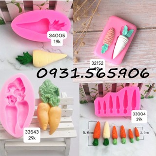 Khuôn Silicone rau củ Củ Cà Rốt Nhỏ