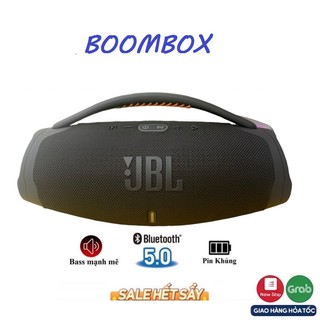 Loa bluetooth - Loa bluetooth BOOMBOX công suất 30W bass căng,loa nghe nhạc bluetooth xách tay