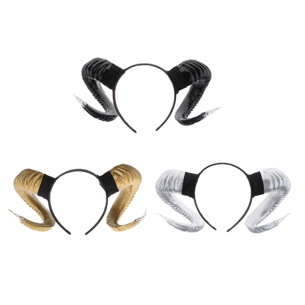 Cài Tóc Hình Sừng Cừu Màu Đen Thời Trang Cho Nữ