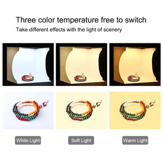 ♥♥♥ 1 Bộ Hộp Đèn Chụp Ảnh Di Động Ảnh Led Hộp Đèn Chụp Phông Nền Hộp Chiếu Sáng
