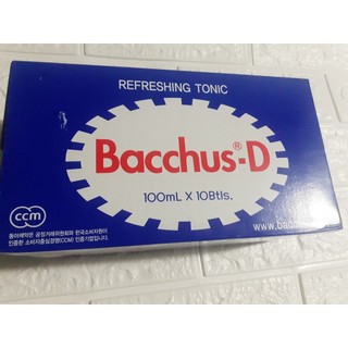 (Lốc 10 chai) Nước Uống Bacchus.D Hàn Quốc Chai 100 ML- [동아제약]박카스D