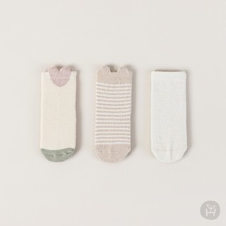 Set 3 đôi tất bắp lông ấm thu đông happy prince