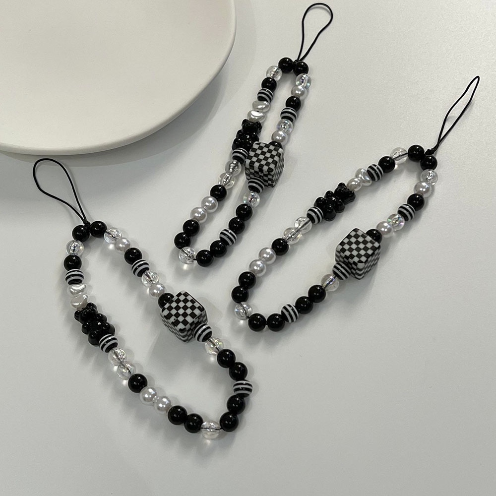 Dây Đeo Điện Thoại Xỏ Hạt Thủ Công Họa Tiết Hoạt Hình Ngọt Ngào Cá Tính