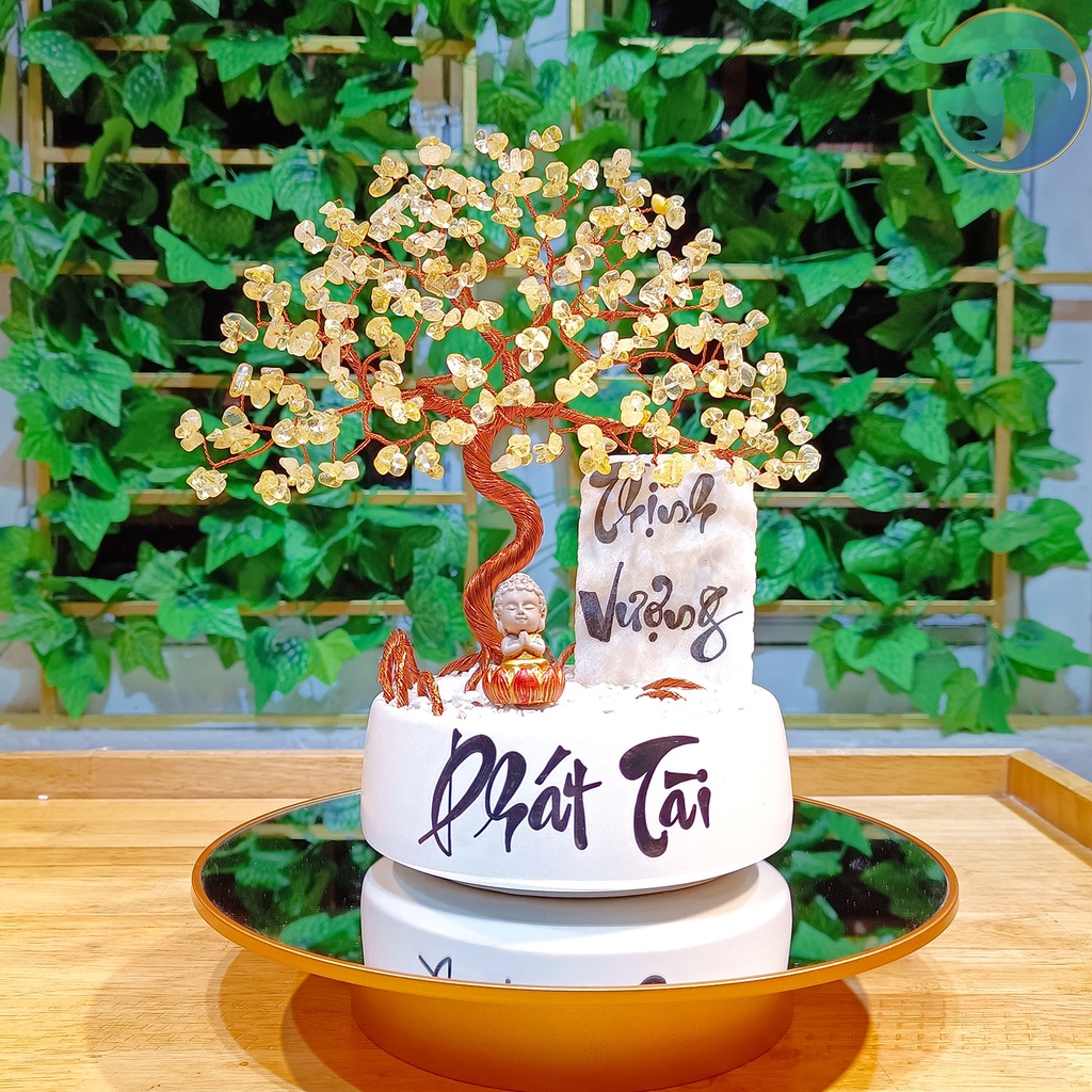 cây đá thạch anh nghệ thuật mẫu mới trang trí đẹp phòng khách phòng ngủ bàn làm việc dcor không gian nhà bạn