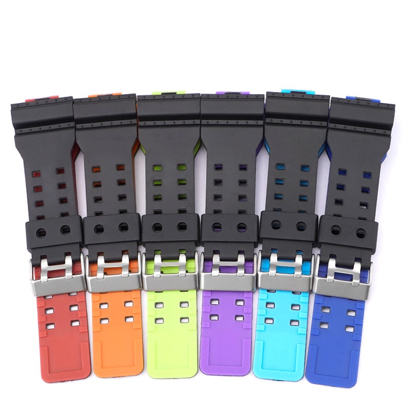 Dây Đeo TPU Cho Đồng Hồ Casio G-SHOCK GA100 GA 110 120 150 200 300 400 700 GD100 / 110 / 120 GAX-100 GW-8900 GLS-100