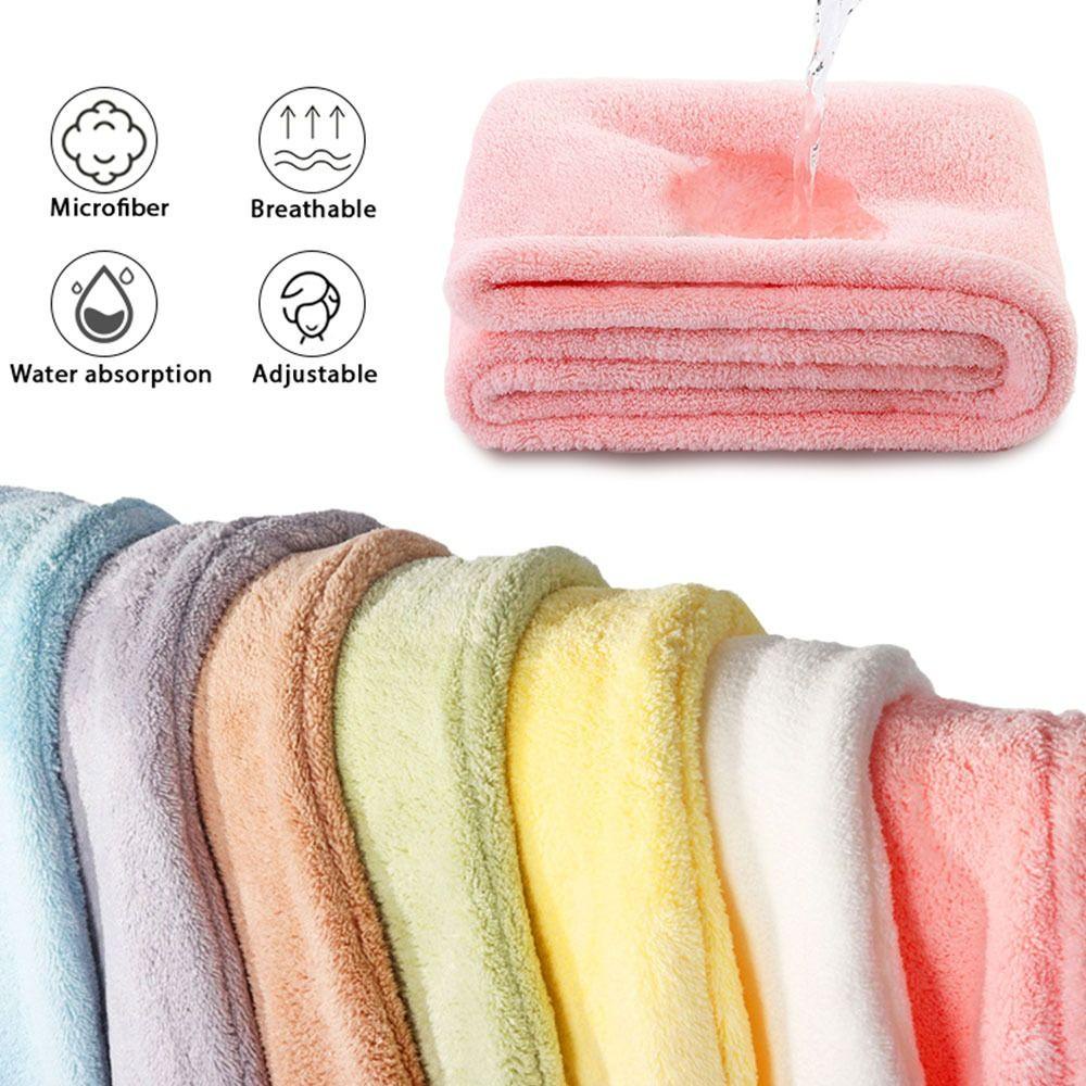 Bộ 2 Khăn Tắm Bằng Sợi Nhỏ Thấm Nước Nhanh Khô Hình Tai Mèo