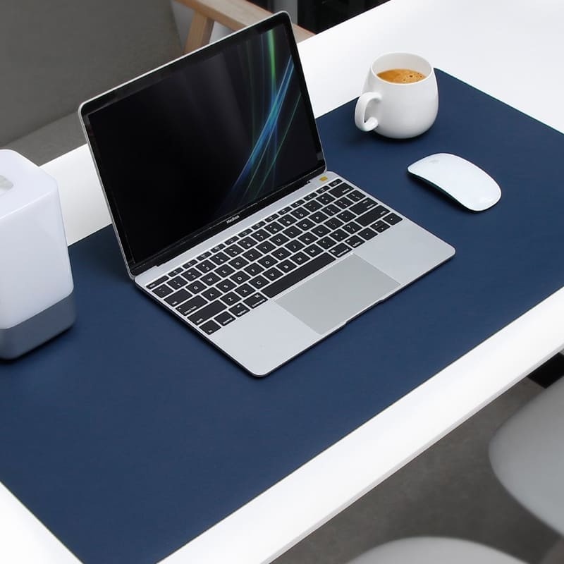 Lót chuột HyperWork bản lớn chất liệu da PU cao cấp kích thước 40cmx80cm,20cmx20cm 2 mặt / 1 mặt gỗ sồi ép