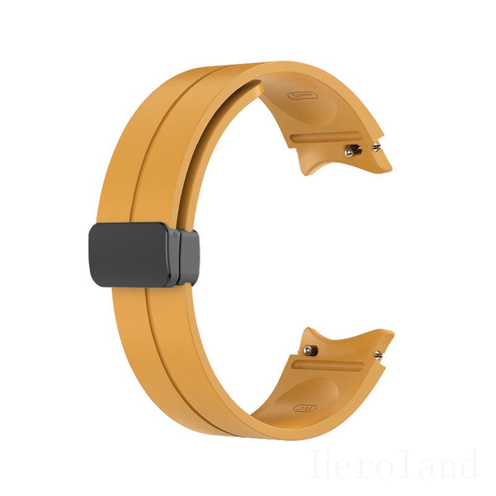 Dây Đeo Silicone 20mm Có Khóa Nam Châm Cho Samsung Galaxy Watch 5 pro / Galaxy Watch4 40mm 44mm