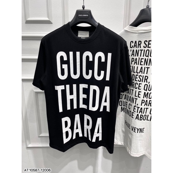 Áo Phông Nam Nữ Gucci Bara In Chữ Ngực . Áo Cộc Tay Phom Ulisex Tay Lỡ Nam Nữ From Rộng N789