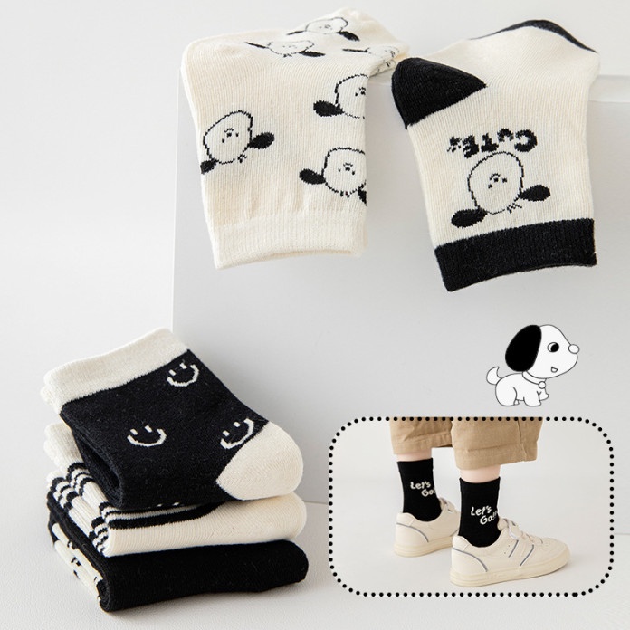 Set 5 đôi tất trẻ em mẫu mới