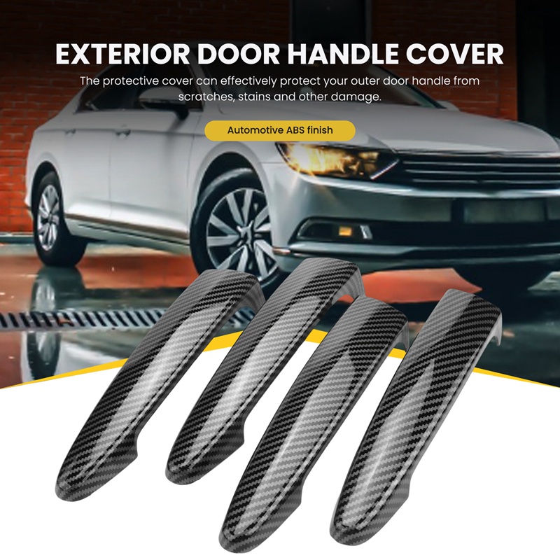 Vỏ Bọc Tay Nắm Cửa Bằng Sợi Carbon Cho BMW 1 2 3 4 Series E87 E90 E91 E92 E93 F30 X1 X2 X3 X4 X5 X6 LHD