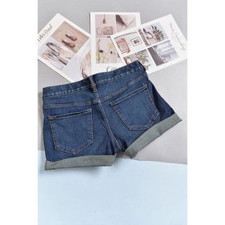 Quần short EXPR3SS lật lai xanh navy đậm