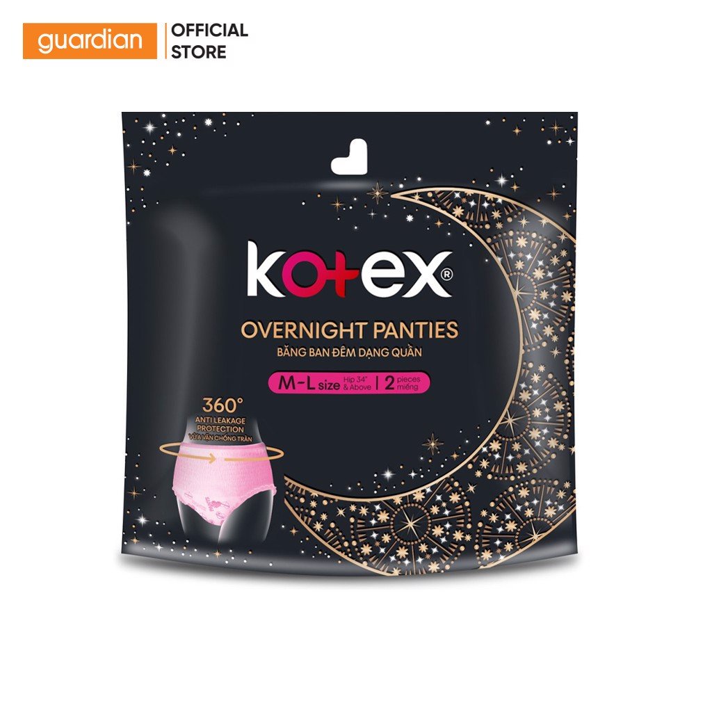 Băng vệ sinh kotex đêm dạng quần M - L ( 2 miếng )