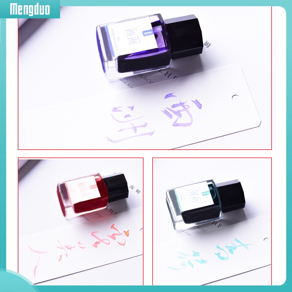 Chai mực ánh kim tuyến 18ml cho bút máy dùng viết chữ thư pháp