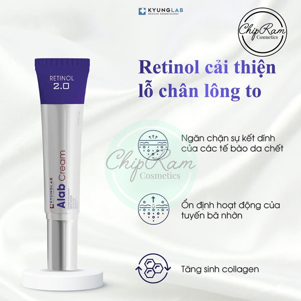 KEM DƯỠNG CHỐNG LÃO HÓA DƯỠNG TRẮNG SÁNG DA RETINON ALAB CREAM KYUNGLAB