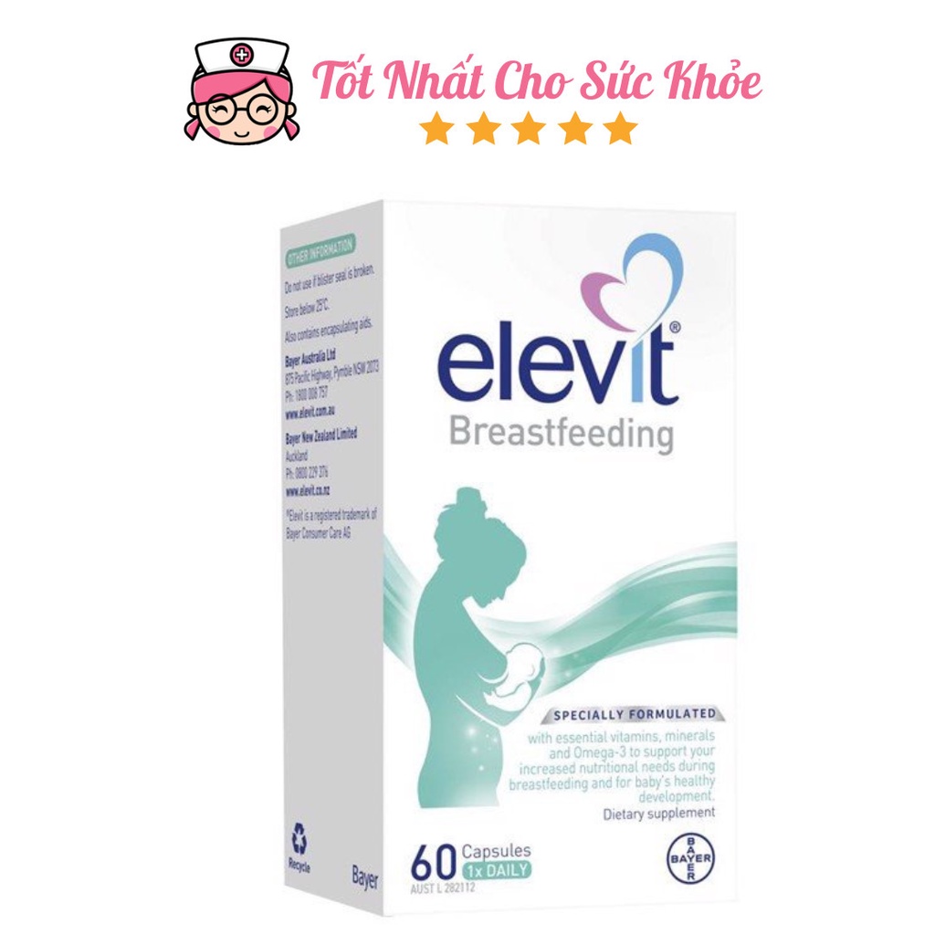 Viên Uống Elevit Sau Sinh 60 Viên - Hàng Úc