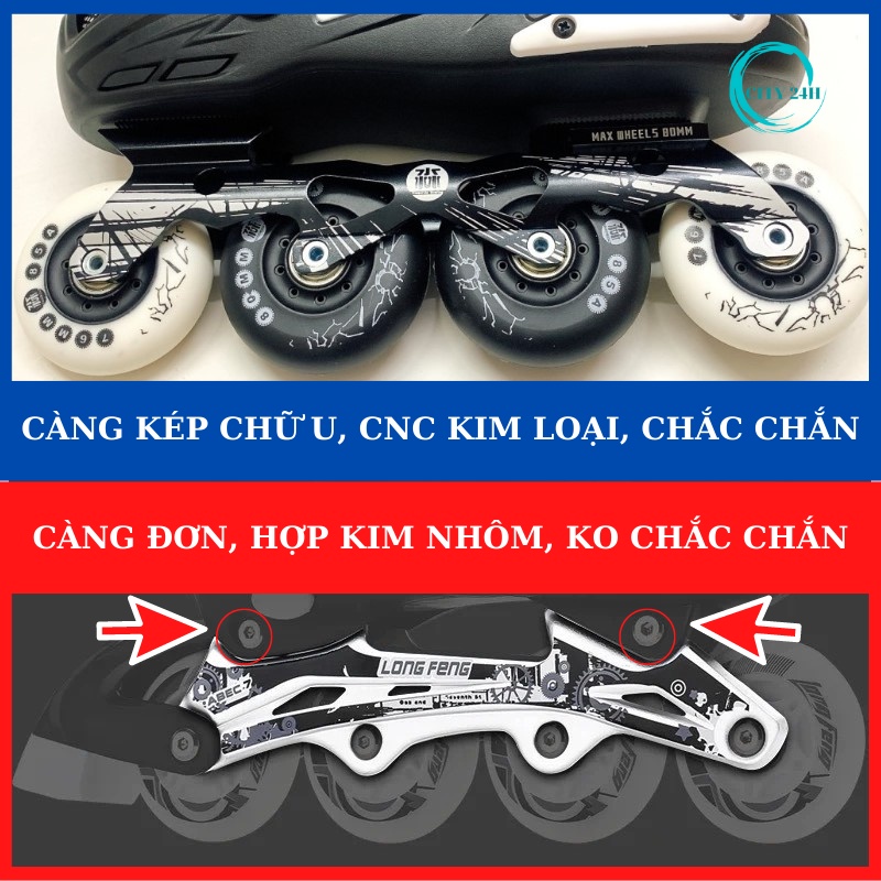 Giày Trượt Patin Cao Cấp Chuyên Nghiệp Dành Cho Thiếu Niên Người Lớn