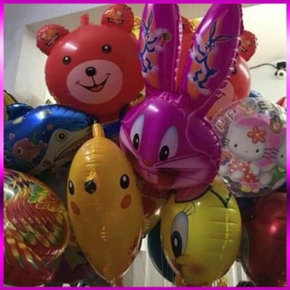 Combo 50 bóng bay các con vật con thú kèm que cắm bong bóng loại to
