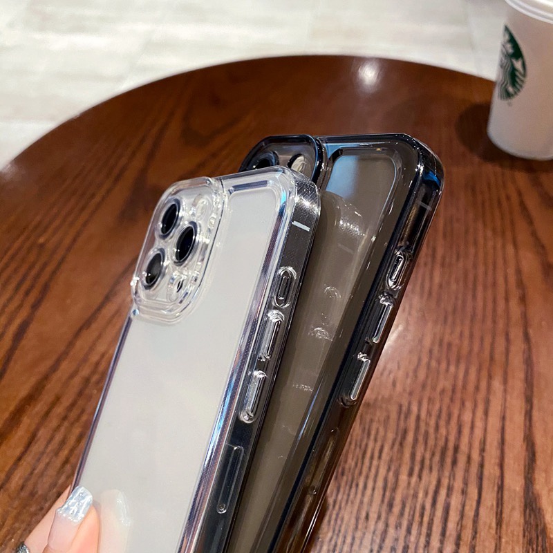 Ốp lưng iphone Ốp Điện Thoại Mềm Trong Suốt Chống Sốc Chất Lượng Cao Cho Iphone / Pro / 13 Pro / Max 12 Pro / Max / Xs Max / XR / 7 / 8 Plus