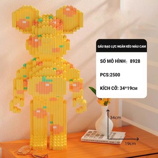 bearbrick small piece brick assembly parallel toy children's puzzle
