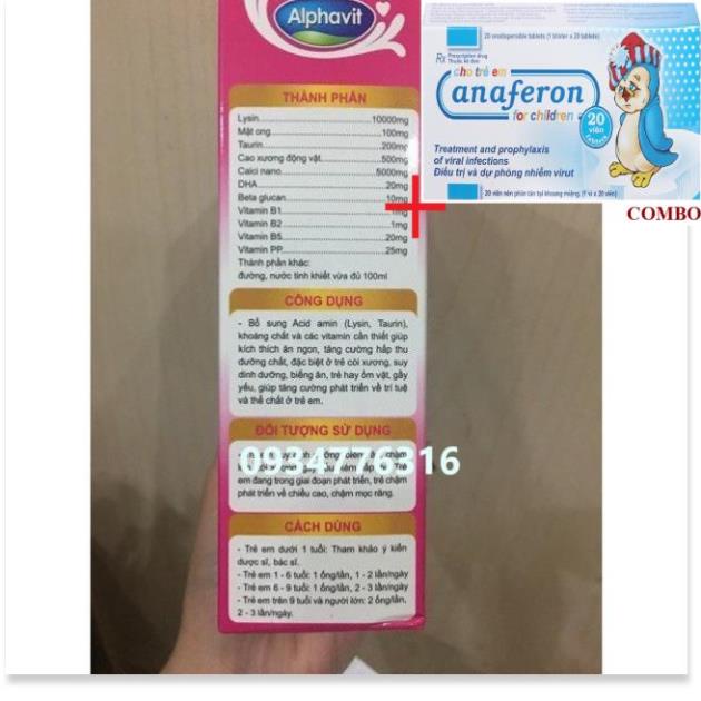 Combo Chim cánh cụt Nga+ ALPHAVIT ĂN NGON giúp bé ăn ngon ngủ tốt ,bé thông minh