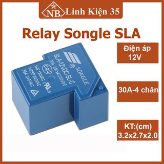 Relay songle sla 30a - 12v 4 chân chất lượng cao
