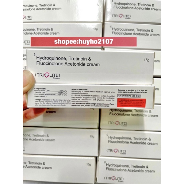 Kem Triolite xoá nám, giảm thâm, trắng sáng da.