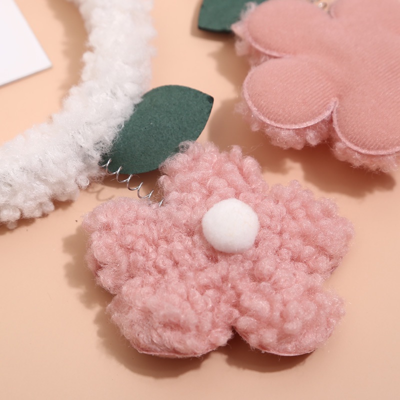 Bờm cài tóc rửa mặt makeup bông hoa nhỏ nhiều màu băng đô dưỡng da phụ kiện tóc