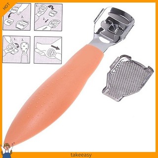 Dụng cụ chà gót chân tẩy da chết & 10 lưỡi dao