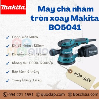 Máy chà nhám tròn xoay Makita