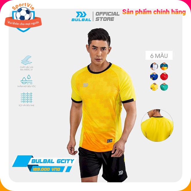 Bộ quần áo BULBAL 6 CITY A607, quần áo bóng đá, quần áo thể thao chính hãng cao cấp bền đẹp giá sỉ (6 màu)