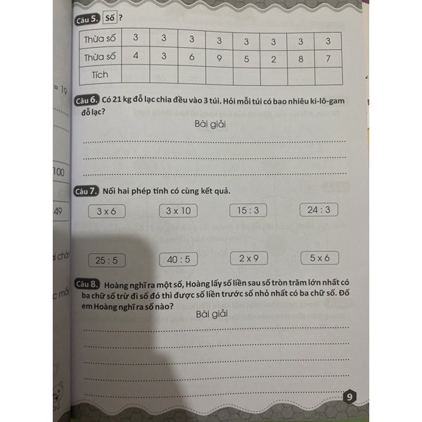 Sách - 45 Đề Ôn Luyện Và Kiểm Tra Toán 3 (Tập 1) - Biên soạn theo chương trình giáo dục phổ thông mới