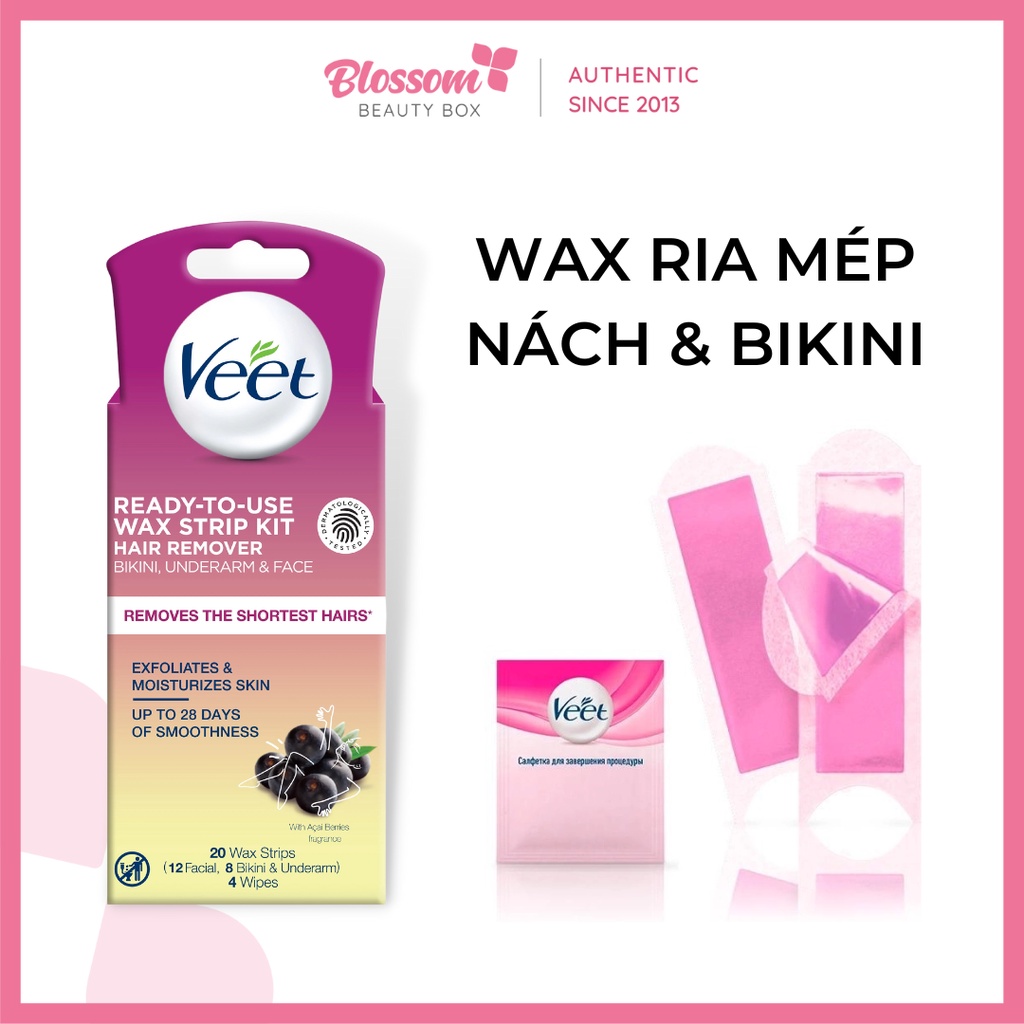 Triệt wax lông nách, bikini wax VEET - hàng Mỹ