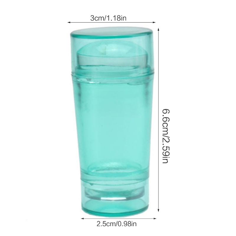 Set Dụng Cụ In Hình Móng Tay Nghệ Thuật Bằng Silicone Trong Suốt