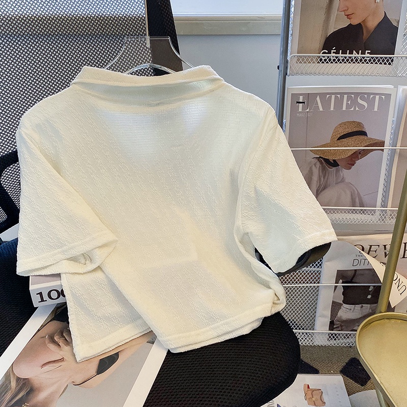 Áo polo Ngắn Tay Thời Trang Trẻ Trung Cho Nữ