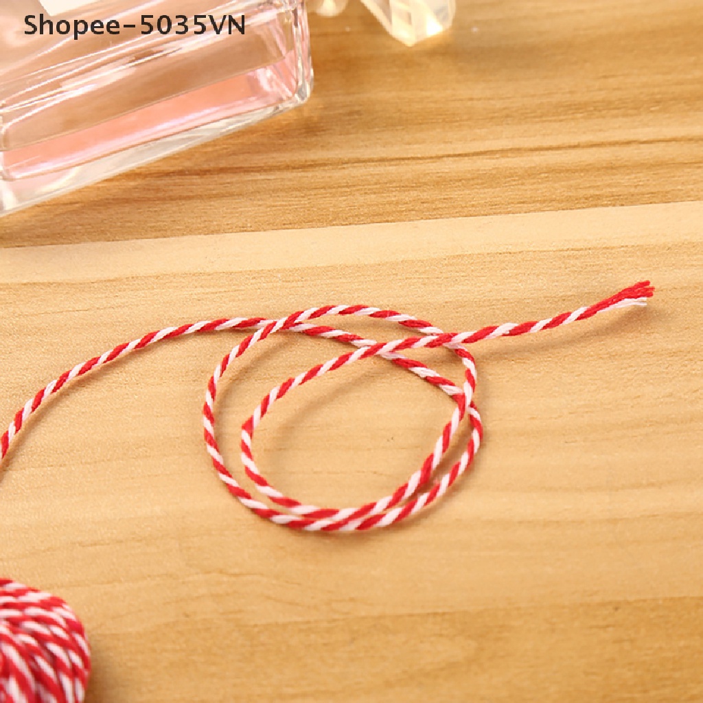 {AKIN} 10m Twine String Cotton Cords Rope for Home Decor Handmade Christmas Tag Rope {akindofstar1.vn}