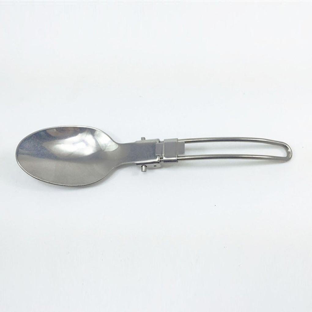 Bộ 3 Dao Muỗng Nĩa Bằng Thép Không Gỉ Có Thể Gấp Gọn Tiện Dụng