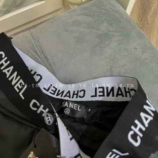 Chân váy da ly cạp chun chữ