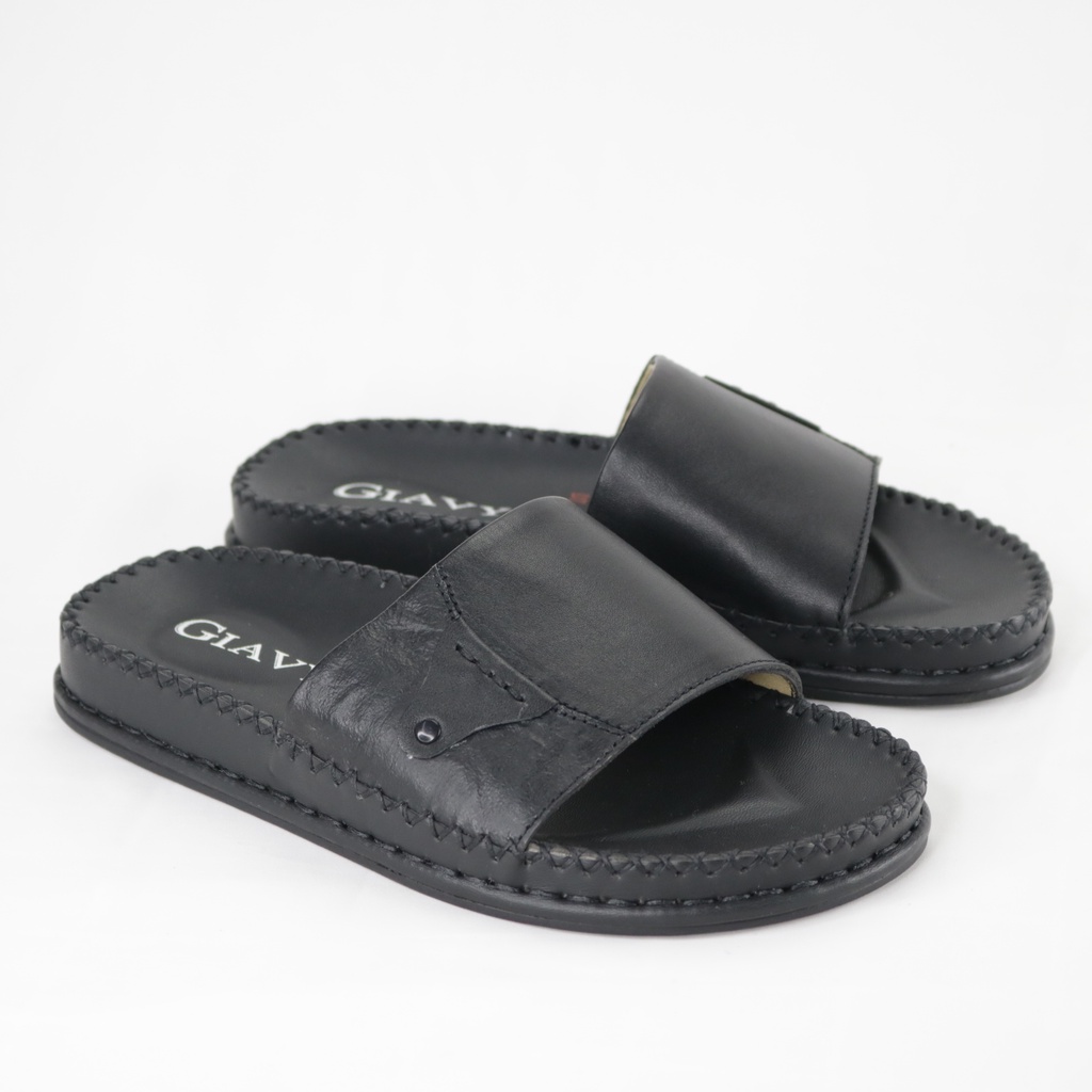 Dép nam quai ngang Gia Vy cao cấp đế cao 2 phân UDT837