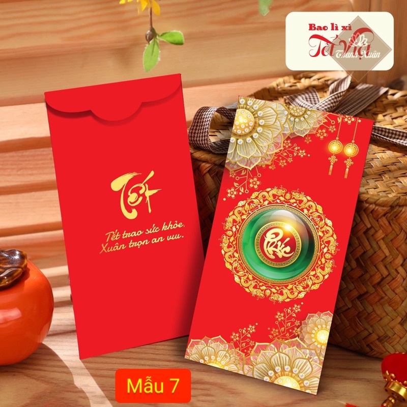 Bao lì xì đẹp 2023 - Xấp 5 cái