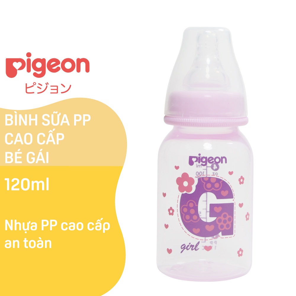 Bình Sữa Pigeon PP Cao Cấp Hình Chữ G 120ml/ 240ml